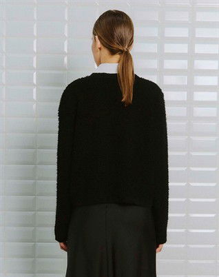 Julia WBL Boucle Cardigan - Black